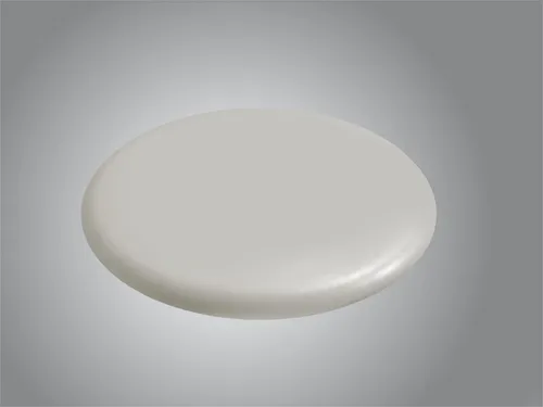Systemceram Sink Cover Keramik Alu 090676 - Elegante Abdeckung für den Auslauf aus Aluminium in Grau. Hergestellt aus hochwertiger Keramik, bietet sie eine stilvolle Lösung für Ihre Küche.