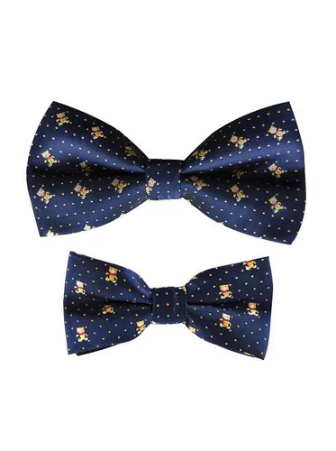 axy Fliege Vater-Sohn Fliege Set (2er Set, 2-St., Fliegen Set: 1x Herrenfliege und 1x Kinderfliege) Partnerlook für Herren und Kinder 1-12 Jahre alt, Familien Outfit