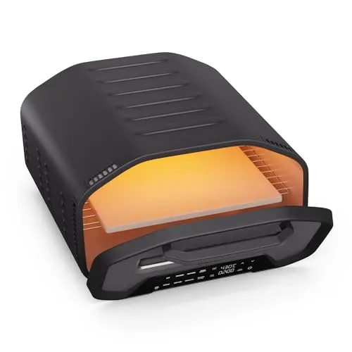 Klarstein Pizzaofen PizzaForno Elektro-Pizzaofen, Elektrisch Grill Pizza Oven Kompact Touch Timer