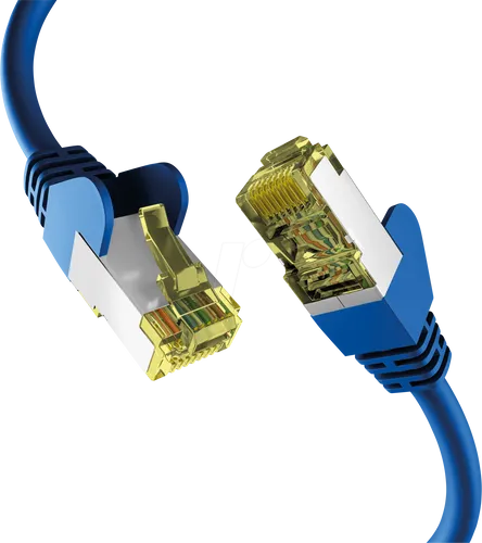 EFB CAT6a BLAU 15m Patchkabel S/FTP PIMF von M-CAB
