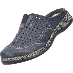 Rieker Damen Sabot in Blau, Größe 36 in blau von Rieker