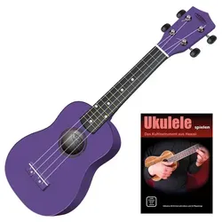 Classic Cantabile US-100 VT Sopran-Ukulele Violett Set