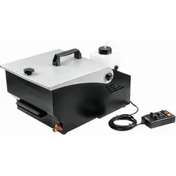 Eurolite NB-60 ICE Bodennebler - Kompaktes Bodennebelgerät für beeindruckende Effekte, erzeugt tief liegenden Nebel mit herkömmlichem Nebelfluid und Eiswürfeln, ideal für Events und Bühnenauftritte.