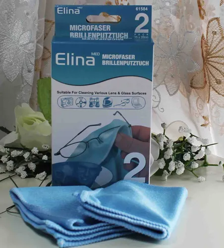 2er Set Microfaser Brillenputztücher - Reinigungstücher & -sprays, ideal für Brillen, Bildschirme und Kameras, super saugfähig und hinterlassen keine Kratzer.