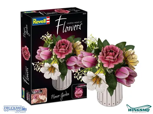 Revell Flower Garden – Blumen aus Holz für kreative Deko von Revell Modellbau