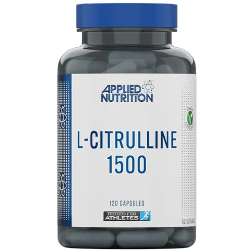 Applied Nutrition L-Citrullin 1500 mg – 120 Kapseln | Vegetarische Kapseln Unterstützt Pump, Ausdauer & Regeneration