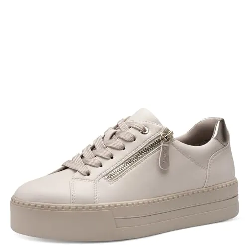 Jana Schnürschuh beige 41 EU - Sportlicher Schnürschuh in Beige, aus pflegeleichtem Kunstleder mit weichem Gehcomfort. Ideal für lässige Outfits und bequem im Alltag.