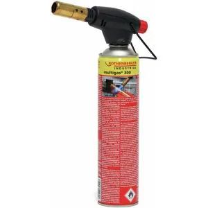 Rothenberger Industrial RoFire Piezo 1950 - Leistungsstarkes Lötgerät mit Piezo-Zündung, ideal für Heimwerker und Profis bis 750 °C