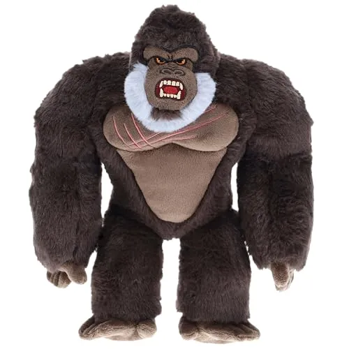 Godzilla x Kong: The New Empire Deluxe Plüschfigur Kong 30 cm - Kissen - Offiziell lizenzierte 30 cm große Plüschfigur von Kong, ideal zum Kuscheln und Ausstellen für Fans der Filmreihe.
