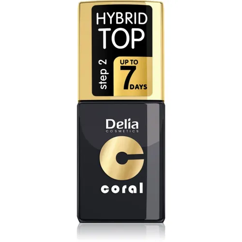 Delia Cosmetics Coral Nail Enamel Hybrid Gel Gel-Decklack für die Fingernägel 11 ml