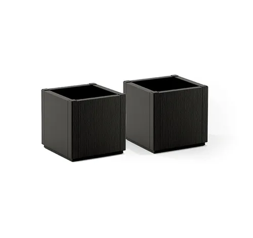 Kreher Pflanzkübel 'Ethica' in strukturierter Optik schmale Version (Farbe/Set wählbar) (2 St)