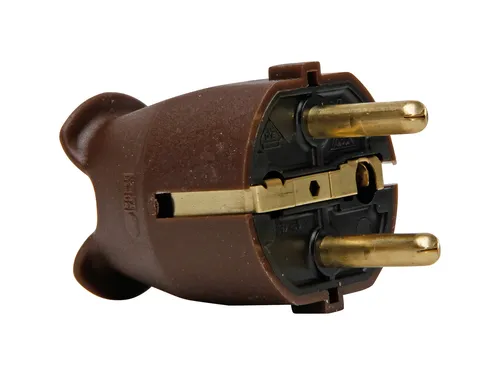 Produktbild KOPP Schutzkontakt-Stecker 175706004, braun