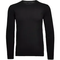 Rundhalspullover RAGMAN, Damen, Gr. 60, schwarz, 95% Baumwolle 5% Cashmere, Rundhals, Pullover Rundhalspullover
