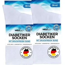MEDOLY Diabetikersocken (6 Paar) ohne Gummibund von MEDOLY