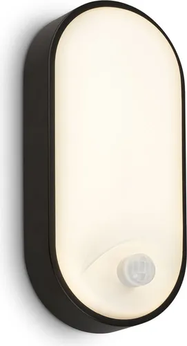 LED Wandlampe Außen mit Bewegungsmelder - IP65, 1300 Lumen - Effiziente Außenbeleuchtung mit 12W LED und 1300 Lumen. Integrierter Bewegungsmelder erkennt Bewegungen bis 6m und sorgt für Sicherheit. Kompakt und wetterfest für jeden Außenbereich.