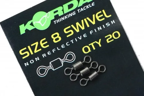 Korda Rig Swivels Wirbel Gr. 8 20 Stück