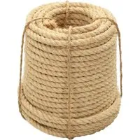 vidaXL 100% Sisal Seil 12 mm - 250 m - Basteln mit robustem Sisal-Seil, ideal für kreative Projekte und Dekorationen, langlebig und vielseitig einsetzbar.