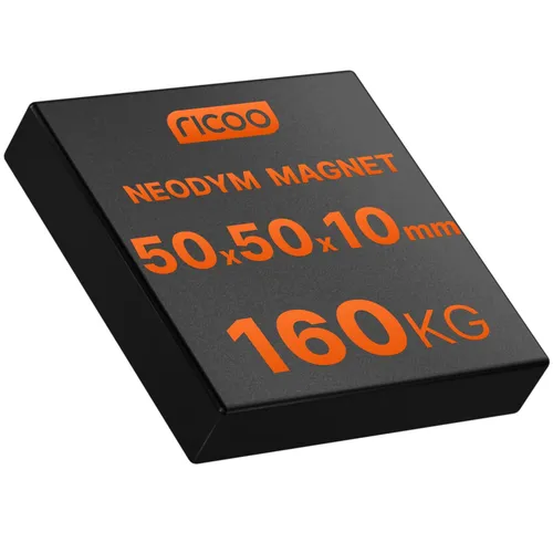 Power Magnet Monster Neodymium Magnete Neodym Magnets 50x50x10 mm 160Kg Kraft