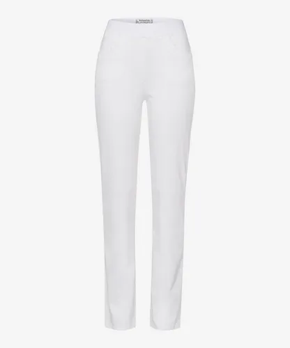 Raphaela by Brax Style Pamina Fun White 38 - Slim Fit Schlupfhose aus elastischer Denim-Qualität für eine perfekte Passform. Hochwertiger Baumwollstretch sorgt für Komfort und moderne Optik.