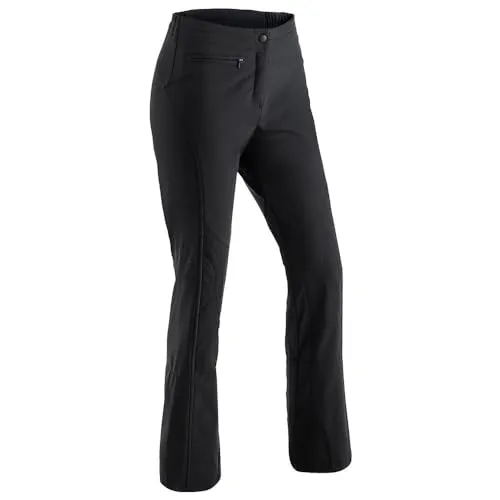 Maier Sports Marie - Enganliegende Damen Skihose - Wasserabweisende Softshell Schneehose mit stormprotec-Technologie für optimalen Wind- und Wetterschutz. Bequemer Slim Fit für hohe Bewegungsfreiheit und sportliche Silhouette.