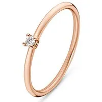 Valeria Damenring 88307038 375er Roségold in pink von Valeria