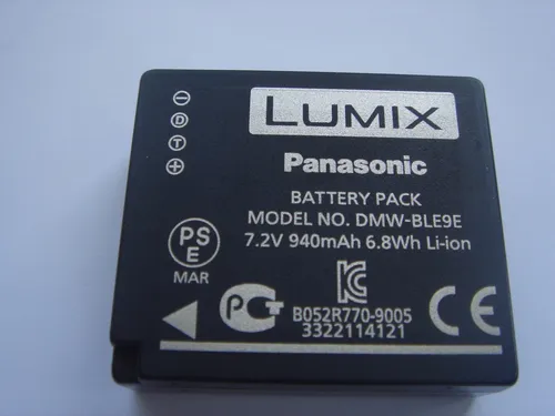 Original Panasonic DMW-BLE9E Batterie 7.2V 940mAh 6.8Wh ECHT NEU ACCU