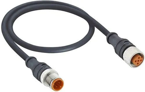 Lutronic 1092 Sensor-/Aktor-Anschlussleitung M12 Stecker, gerade 0.60m Polzahl Sensoren: 4 1St.