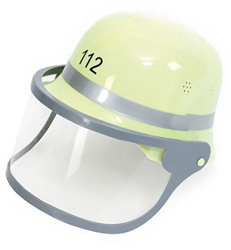 Kinder 1zu1 Feuerwehrhelm Feuerwehr Hut Helm + Visier