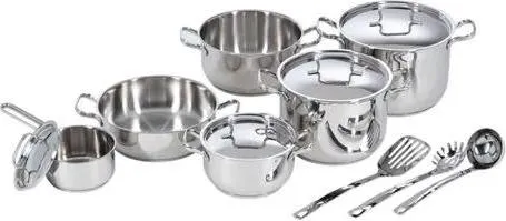 Lagostina Sfiziosa Topfset 13-teilig aus Edelstahl 18/10 von Lagostina