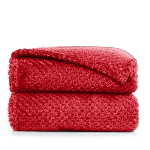 DecoKing Kuscheldecke 170x210 cm rot