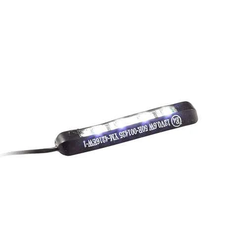 Universal LED Kennzeichenbeleuchtung für Motorräder Kennzeichenhalter Kennzeichenträger Nummernschild Halter Halteplatten flexible, schwarz