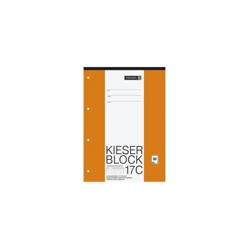 Schreibblock Kieser Aqua A4, liniert LIN 17C, 50 Blatt
