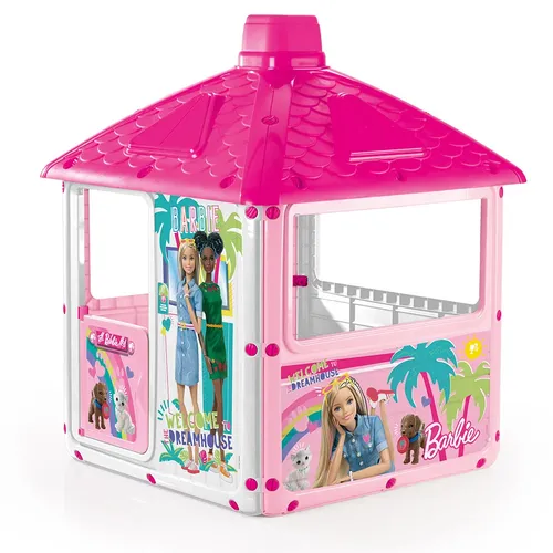 Barbie City Speelhuis 132x104x104 cm Roze/Wit von Dolu