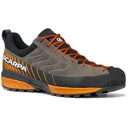 Scarpa Mescalito Men titanium/mango - Technische Wanderschuhe - Wanderschuhe für technische Zustiege und leichte Kletterei, mit wasserabweisendem Obermaterial und Vibram Sohle für optimale Trittsicherheit und Komfort.