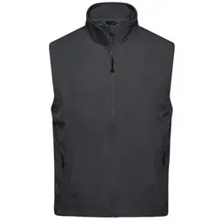 Modische Softshellweste für Herren, Schwarz, Gr. M