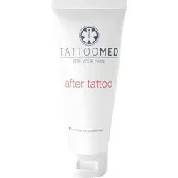 TattooMed Tattoo-Pflege für tätowierte Haut - After Tattoo 25ml - Körperlotionen zur Erstversorgung und Heilung frischer Tattoos, ohne Parfüm und Tierversuche, dermatologisch bestätigt, mindert Juckreiz und schützt die Farben.