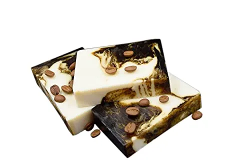 Nesbel Glycerin Seife Duftseife Kaffee mit Ziegenmilch Handmade 100 g für Hautpflege und Feuchtigkeitsspende