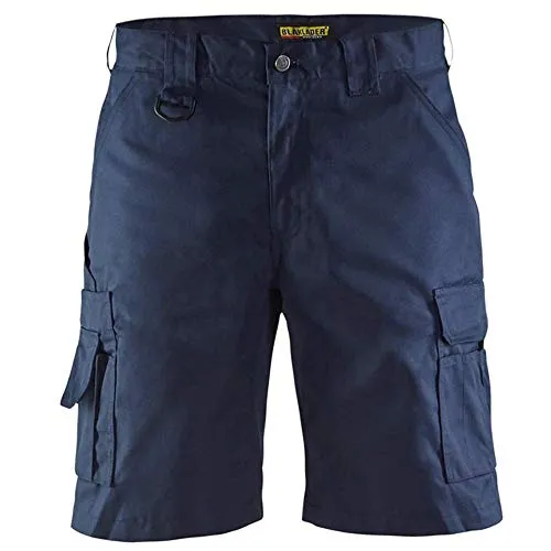 Blaklader 14471800 Arbeitsshorts, Marineblau, Größe C64 - Robuste Arbeitsshorts mit D-Ring, mehreren Taschen und hoher Verschleißfestigkeit, ideal für anspruchsvolle Arbeitsumgebungen.