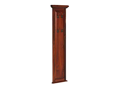 massivum Garderobe Paneel Catana braun - Garderobenpaneele aus lackierter Pinie, stilvolles Design in Braun, perfekt für einen eleganten Eingangsbereich.