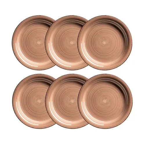 MÄSER Dessertteller 19,5 cm, 6-er Set, Lumaca, LAGUNA in blau von MÄSER