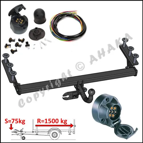 Produktbild Anhängerkupplung ES7 für OPEL Astra G