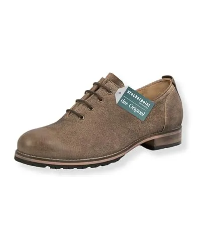 Stockerpoint Herren Oxfordschuhe Caruso I Größe 40-47 I Trachtenschuhe aus hochwertigem Leder I Optimale Passform & traditionelles Design I Ideal für Trachten & Festlichkeiten