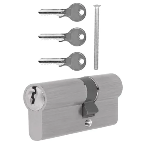 Zylinderschloss Profilzylinder Schließzylinder Türschloss inkl. 3 Schlüsseln - 25 x 35mm