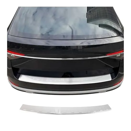 OMAC Ladekantenschutz für Skoda Superb Kombi 2015-2025 - Abdeckblenden, eleganter und robuster Schutz aus rostfreiem Edelstahl, maßgeschneidert für perfekte Passform und einfache Installation ohne Bohren.