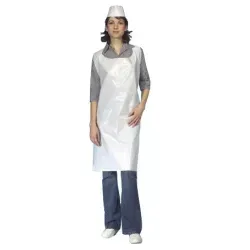 Papstar Latz-Schürzen extra stark, weiss 18963 , 1 Packung = 25 Schürzen