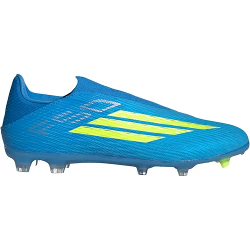 adidas Performance F50 LEAGUE LACELESS Fußballschuh blau 48 EU - Der F50 LEAGUE LACELESS Fußballschuh in Lucid Ray Blue bietet optimale Anpassung für verschiedene Böden. Ideal für sportliche Einsätze, sorgt er für besten Halt und Komfort auf dem Platz.