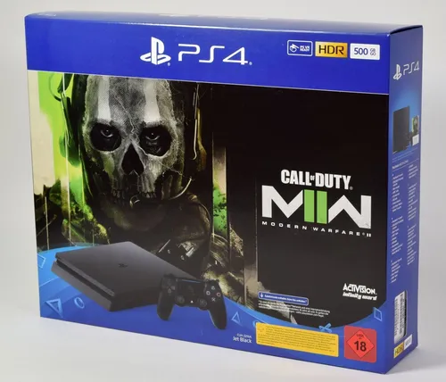 Sony Playstation 4 500GB + Call of Duty: Modern Warfare 2 - Konsolen, inklusive beliebtem Spiel für actionreiche Gaming-Erlebnisse und Online-Multiplayer-Spaß.