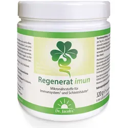 Dr. Jacob's Regenerat imun 25 Vitalstoffe+Glutamin+Omega-3 320 g - Arzneimittel zur Stärkung des Immunsystems mit 25 Vitalstoffen, Glutamin und Omega-3 für mehr Energie und Wohlbefinden.