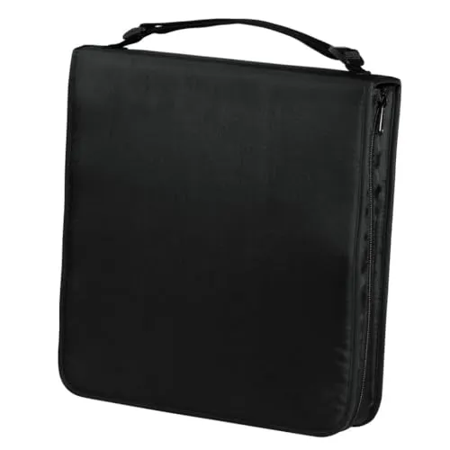Hama CD/DVD-Wallet (33834) - Praktische CD/DVD-Hülle für bis zu 24 Discs, ideal zum Schutz und zur Aufbewahrung Ihrer Medien.