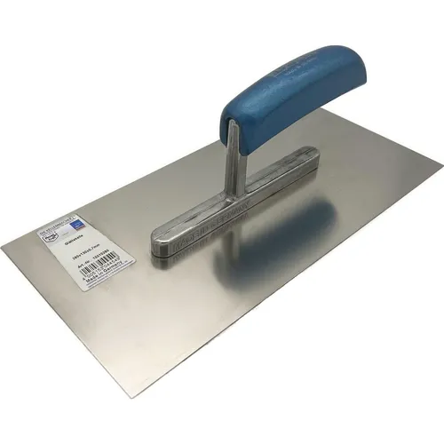 Glättekelle L.280mm B.130mm Buchenholzgriff rostfr.VA HAROMAC